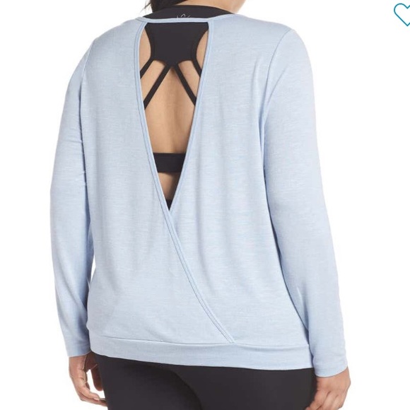 2X 🆕 Zella Plus Size Open-Back Top - Picture 3 of 6